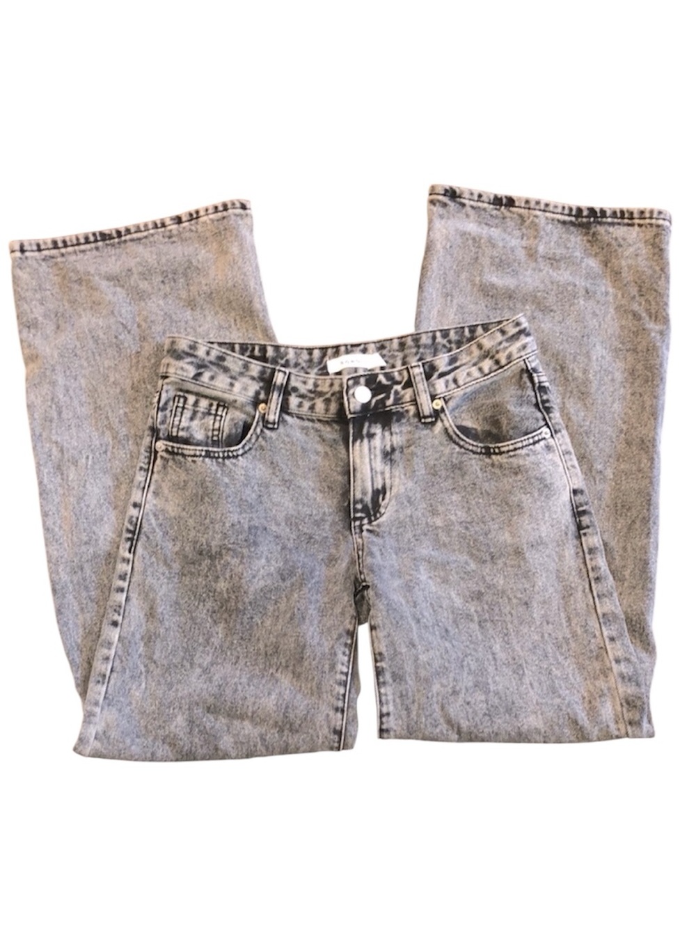 SONG black grey washed jeans size 0/24